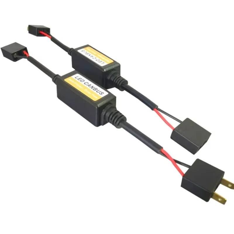 

Poer H4 H7 9005 9006 9012 LED Canbus Decoder Adapter Anti-Flicker Warning Error Canceller Resistor Harness Bulbs 1-15PCS