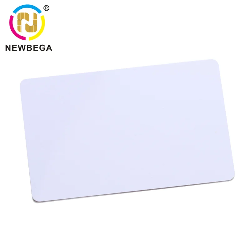 100pcs custom Matte PVC White NFC Card NFC215 Blank Card for NFC Digital Business Card Tap