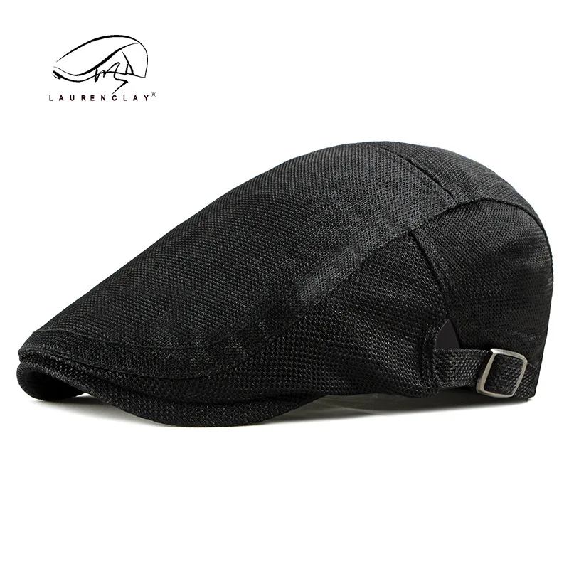 

Fashionable Camouflage Peaked Cap Men's Hollow Mesh Cap Light Board Advance Hats Beret Women's Breathable