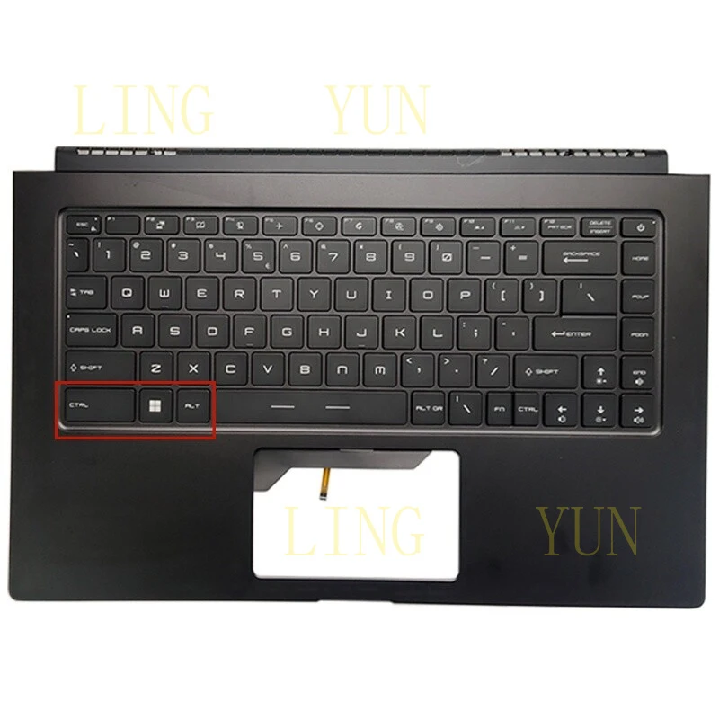 

Новая клавиатура с подсветкой Z для MSI Modern 15 A11M A11MU MS-1551, верхний корпус, подставка для рук