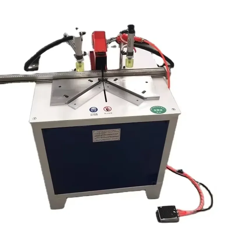 Aluminum Profile Cnc Double Head 45 Degree 90 Degree Angle Cutting Saw Machine for Sale