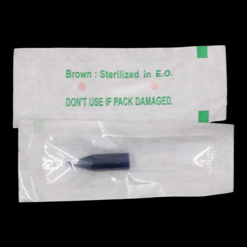 1R 2R 3R Generic Six Needle Cap 100pcs Sterile Permanent Makeup Tattoo Tip Fit on Sunshine Giant Sun G8650 G9740 Tattoo Machine