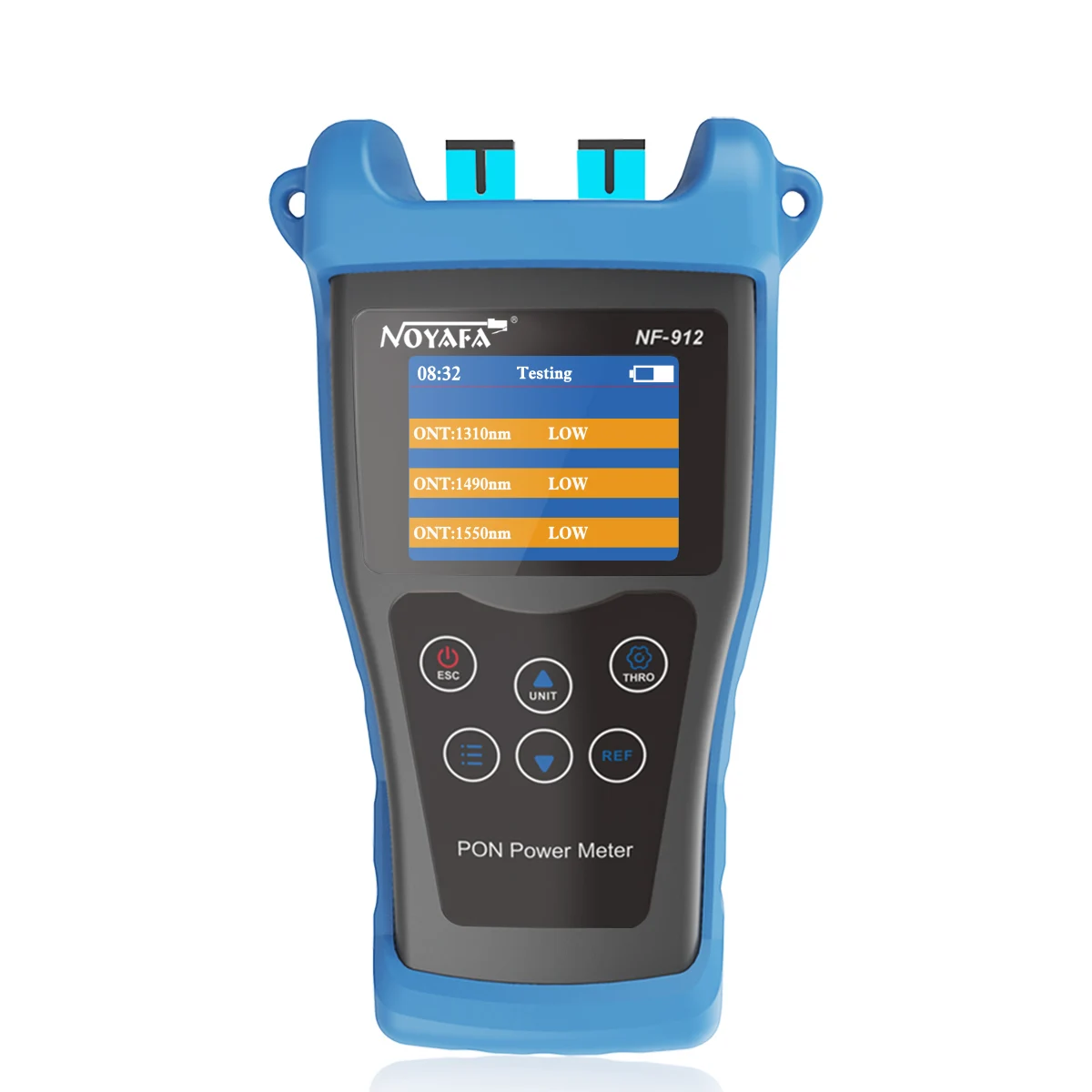 NOYAFA NF-912 Factory price PON 1310 1490 1550nm ONT OLT optical power meter with SC / FC connector