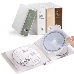 Hot Sale 4 Color 24CD Box Large Capacity CD DVD Case Sleeves Storage CD Finishing Box Holder CD Disc Package Game Album Organize