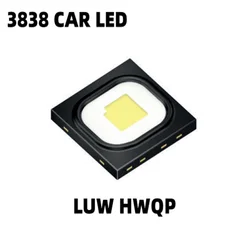 20pcs new 3838 LED Beads LUW HWQP Car Lights High Power Single Core White Car Light 5W Flat 3535 White