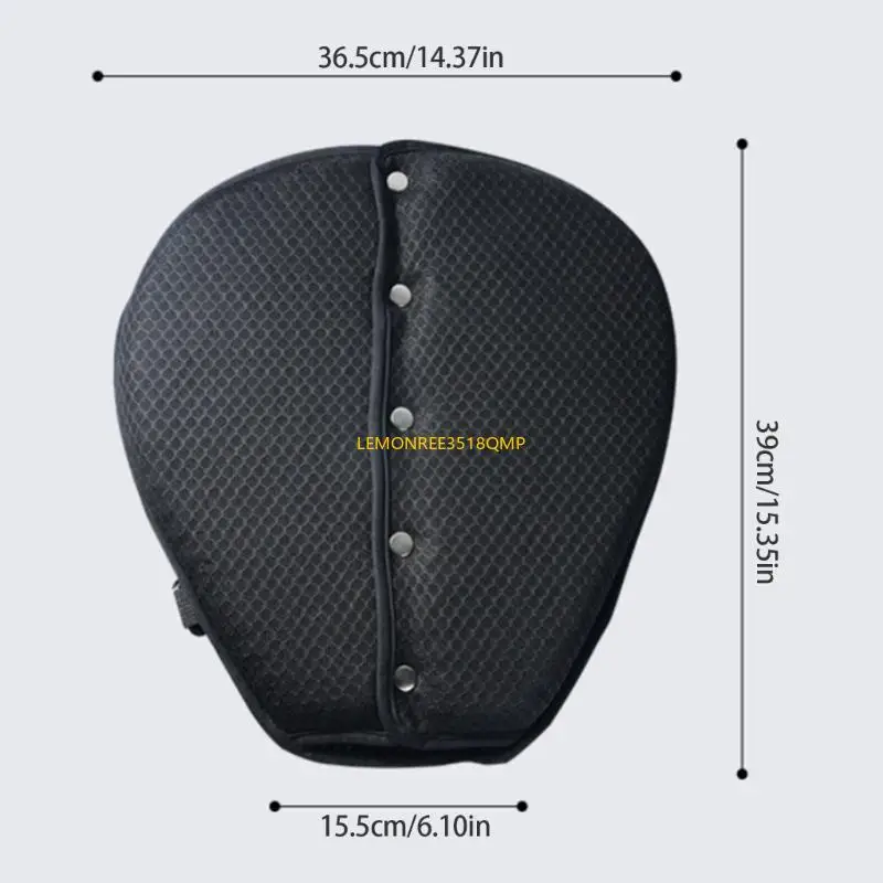 

M68B Pressure Relief Motorcycle Cushion with Honeycomb Ventilation Holes Comfortable Breathable Pad for Long Ride