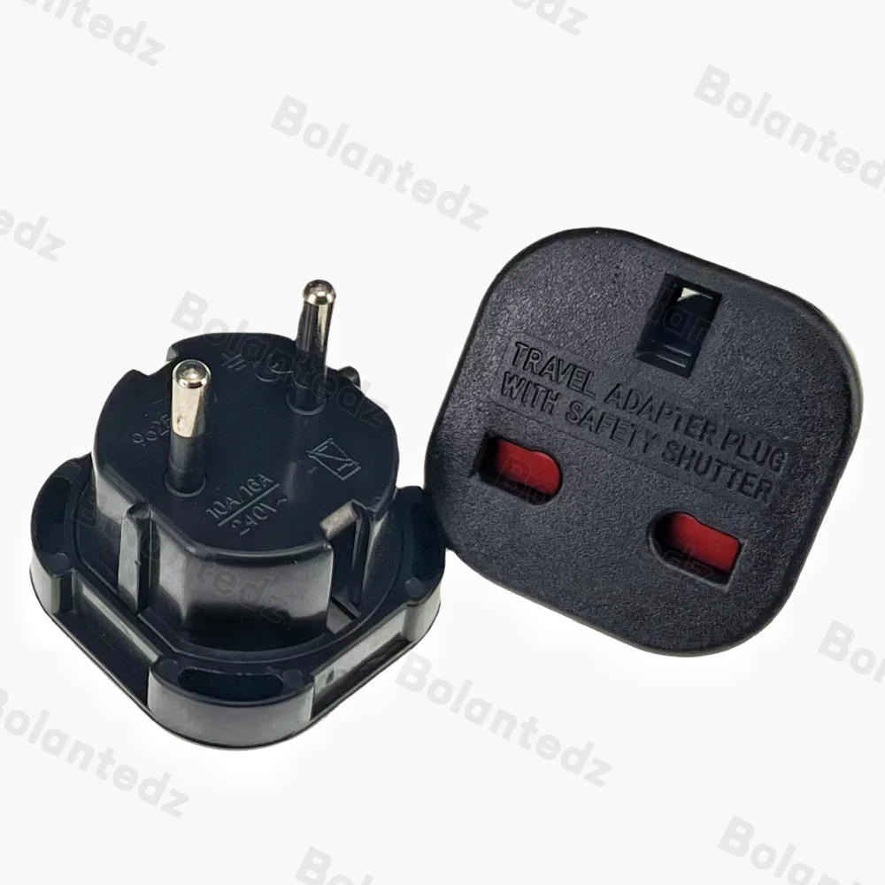 1 Stück UK auf EU Steckdosenadapter 220V Euro Reisestecker Konverter AC Wandladegerät Netzteil UK British Adapter Steckdosen – Detail 4