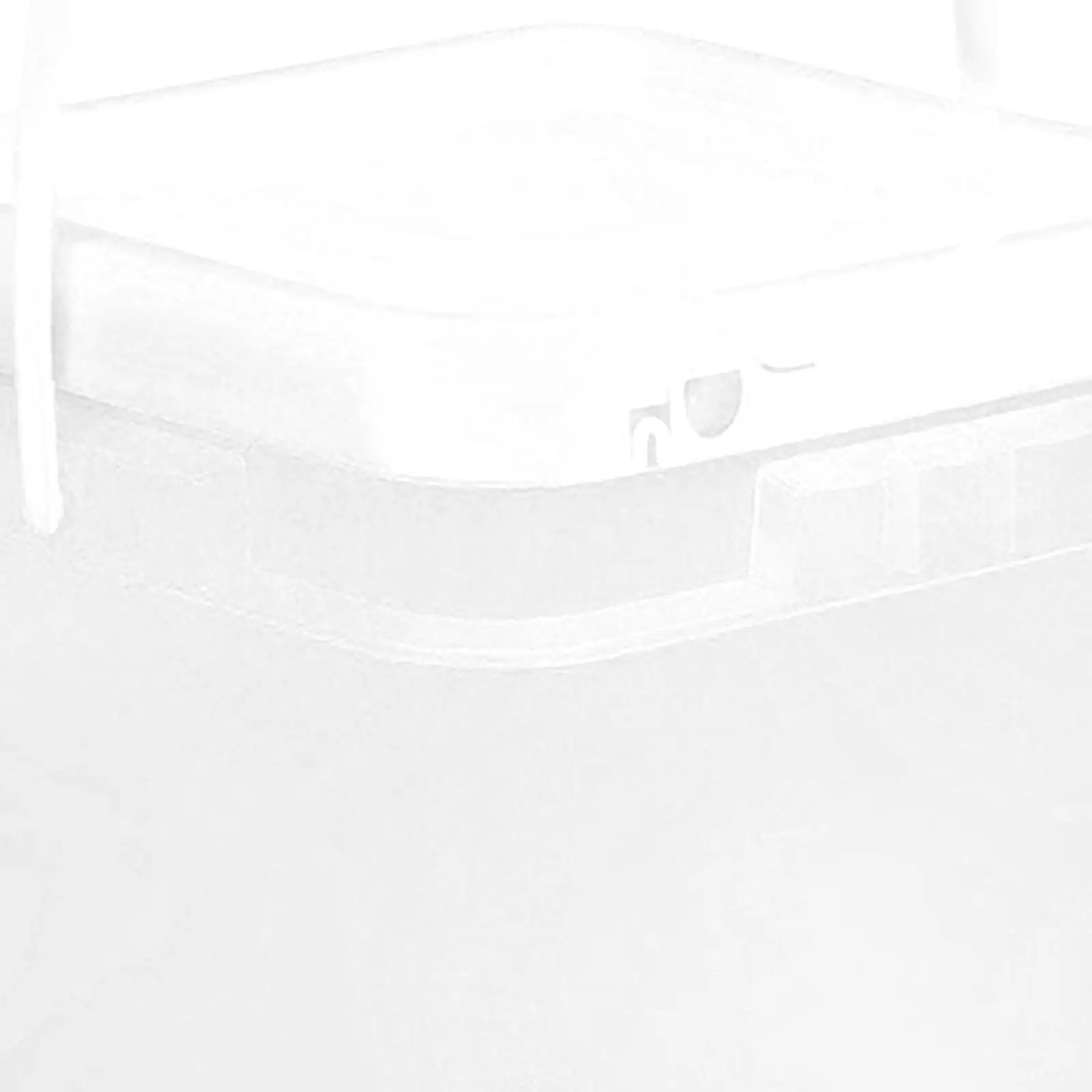 Square Bucket Multifunctional Portable Food Storage Bucket Empty Paint Can Paint Mixing Bucket for Home Painting Garage Kitchen