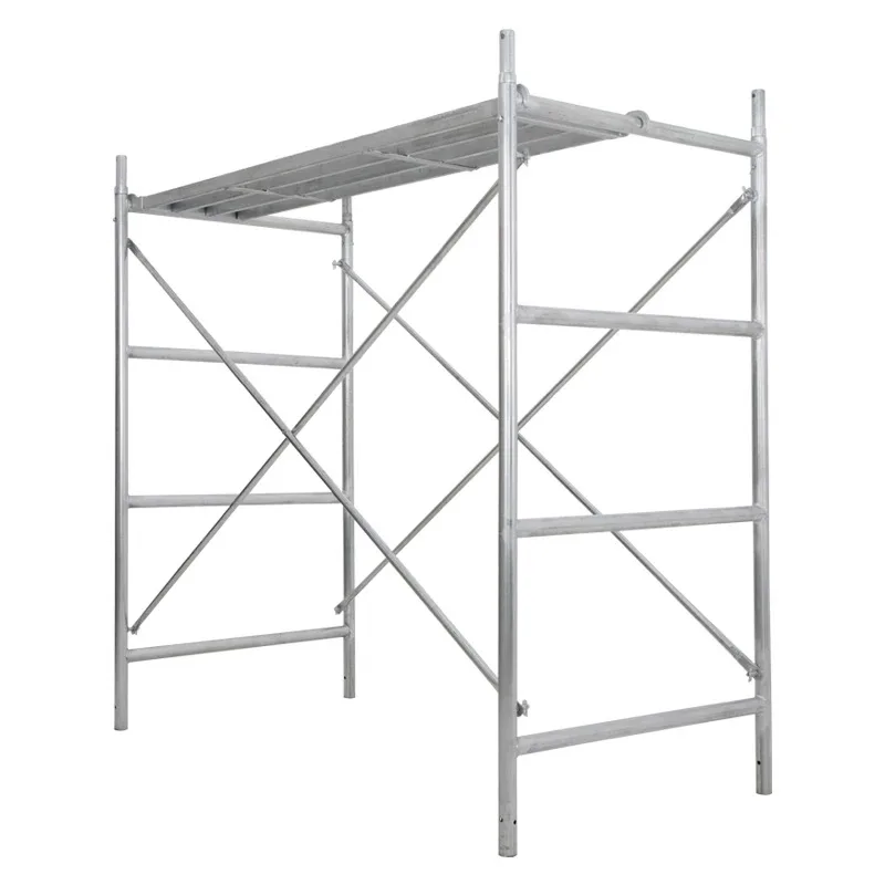 جودة عالية متعددة الوظائف قابلة للطي إطار من الألومنيوم الصلب السقالات التجمع السريع لفندق مستودع ورشة العمل الصناعية