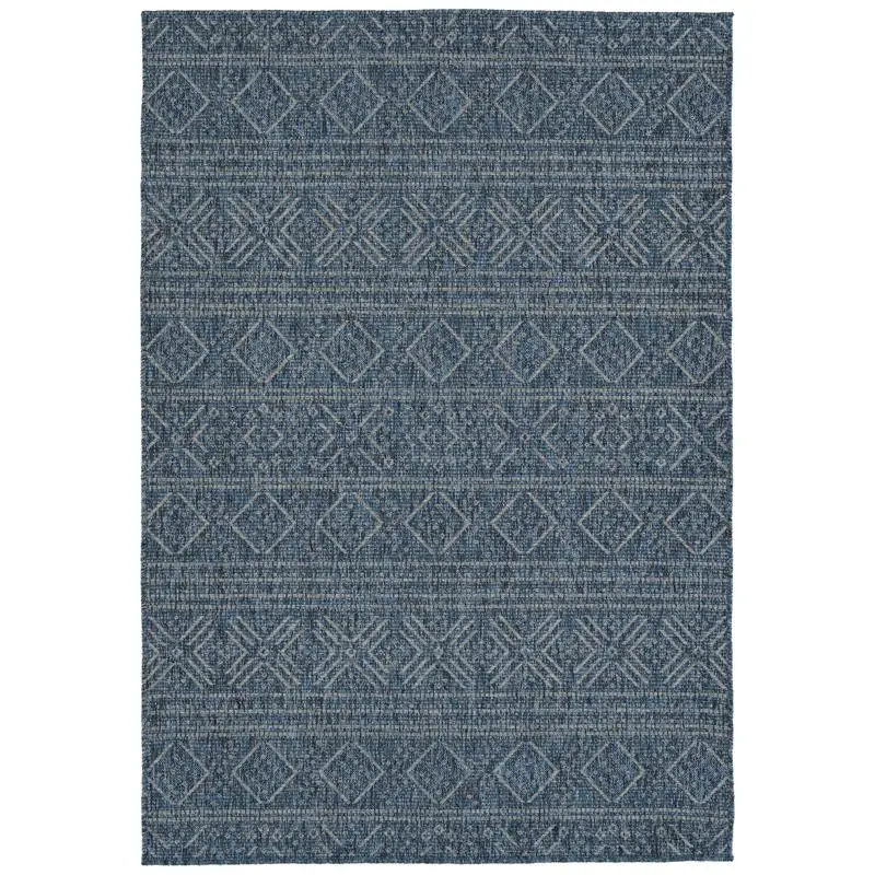 

Modern Transitional Geometric Southwestern Textured High-Low Cut & Loop Rectangle Throw Rug 2' x 3