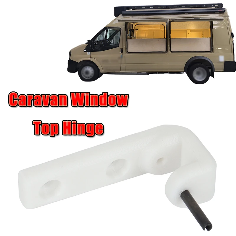 For AMT Polyplastic White Window Stay Locks Top Hinges Kits RV Caravans Motorhomes Replacement Parts