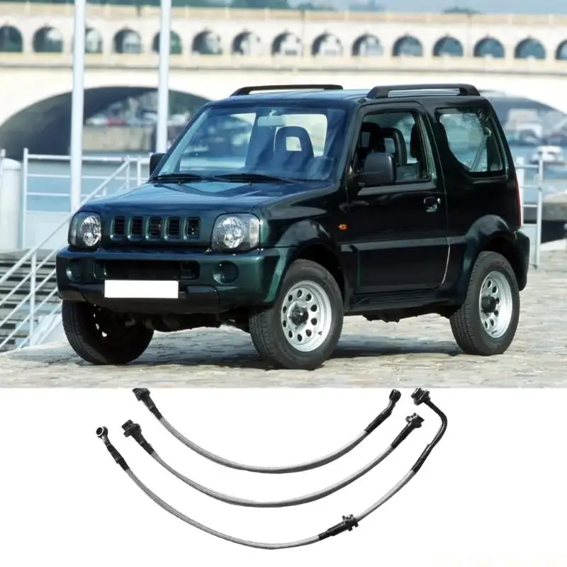 J0MA Reliable Brake Line Hose Extension Set Offroad Suspension Lift For Modified Jimny JB23 JB43 Vehicles Enhanced Safety