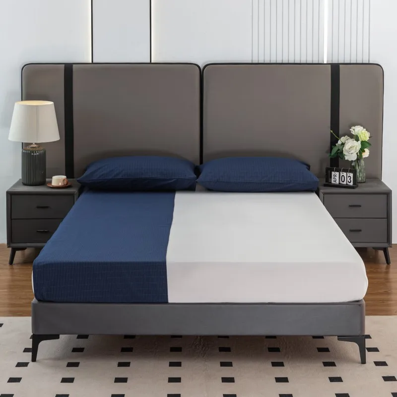 

Silver Fibre Earthing Half Sheet 35x104 Inch Anti-Static Comfortable Breathable EMF Protection Navy-Blue for Home Safety