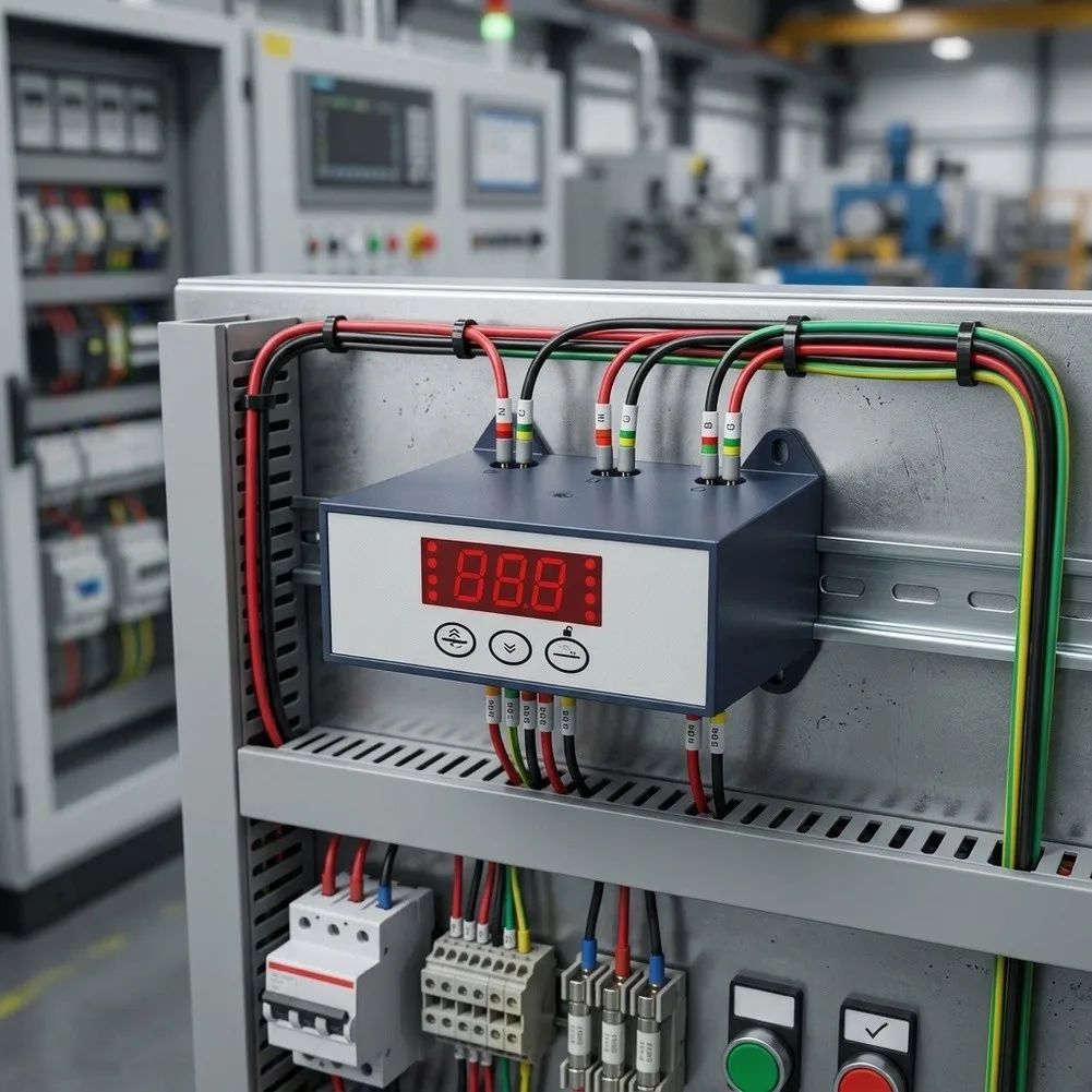 SM501 Three Phase Motor Protection Relay with Digital Display For Overload Phase Loss Unbalance 30kW 220V Rated