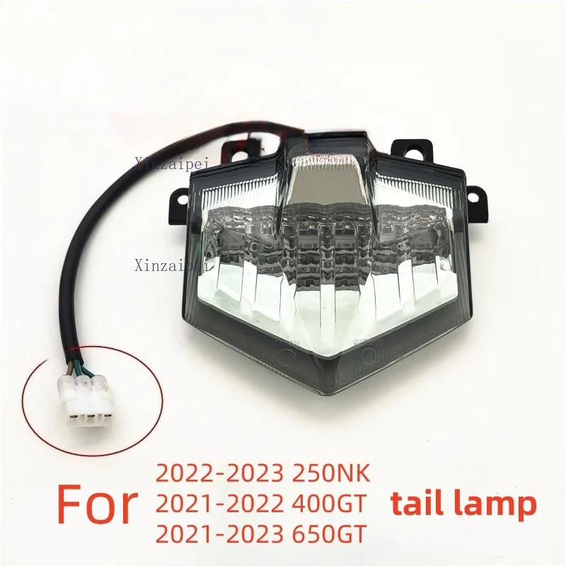 

Для CFMOTO 250NK 400/650GT задний фонарь 250 NK оригинальные детали мотоцикла 400GT 650 GT задний фонарь в сборе задний стоп-сигнал