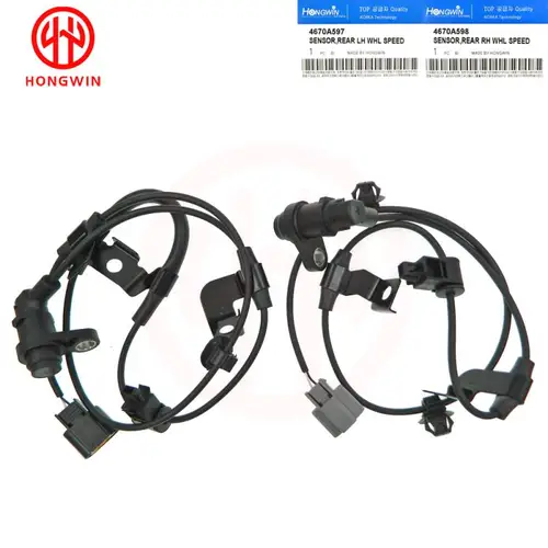 OEM:4670A597 4670A598 Sensor de velocidad de rueda trasero izquierdo y derecho ABS para Mitsubishi L200 2.5L Triton 2012-2015
