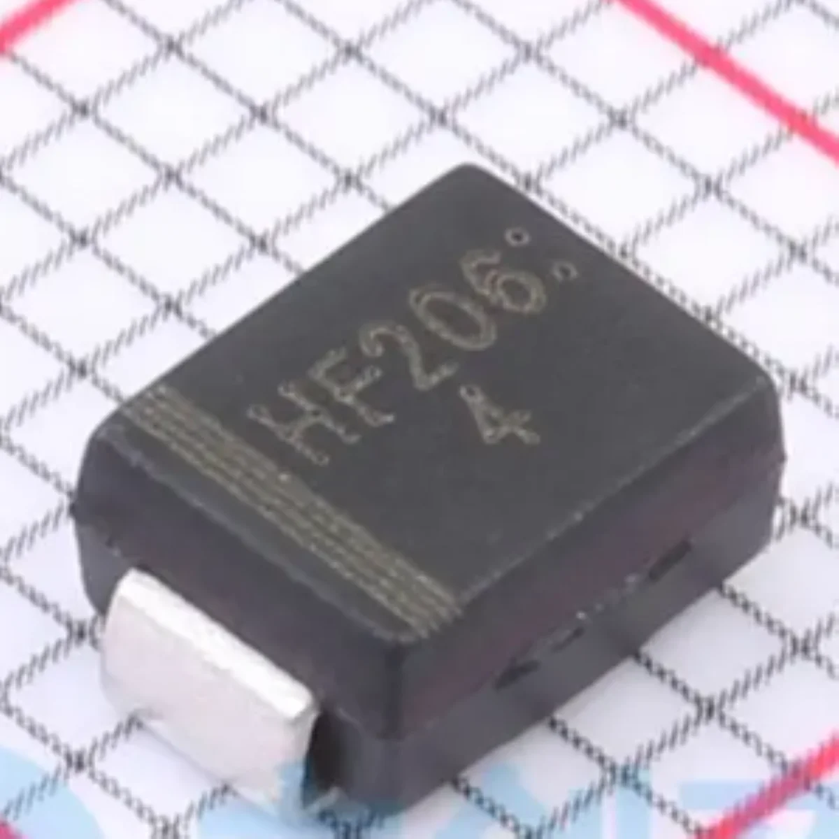 50PCS HFMB206 Marking HF206 DO-214AA SMB NEW Original Universal Diode 1.85V 600V 5uA 2A 1 Standalone Rectifiers Diode HFMB206