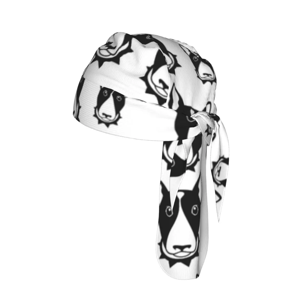 

Quick-drying Cycling Cap Breathable Wicking Bandana Happy Dog Bull Terrier Pattern Outdoor Running Hiking Bicycle Headwear