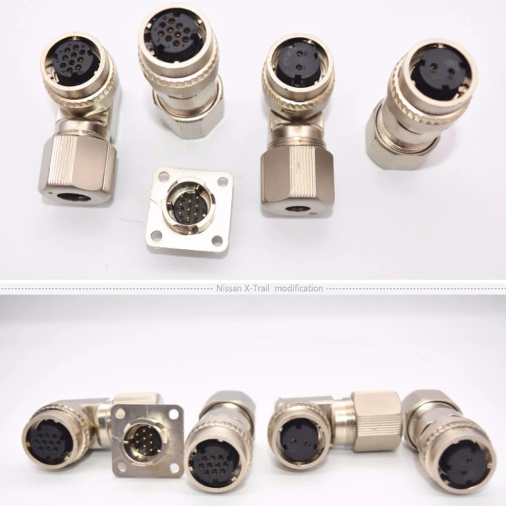 MR-J3SCNS CM10-SP10S Encoder Plug Connector 10 Pin 2 Pin for Yaskawa Mitsubishi Servo Motor