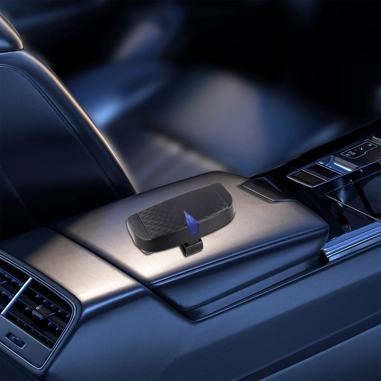 

Sunglasses Storage Box Glasses Case Hard Shell Container Automatic Back-retracting Storage Box 17.2x8.2cm Interior Accessories