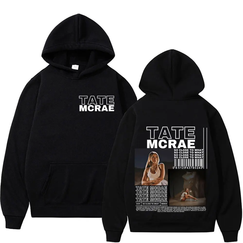 

Tate Mcrae Album So Close To What 2025 Tour Толстовка Мужчины Женщины Ретро High Street Модные Эстетические Толстовки С Длинным Рукавом