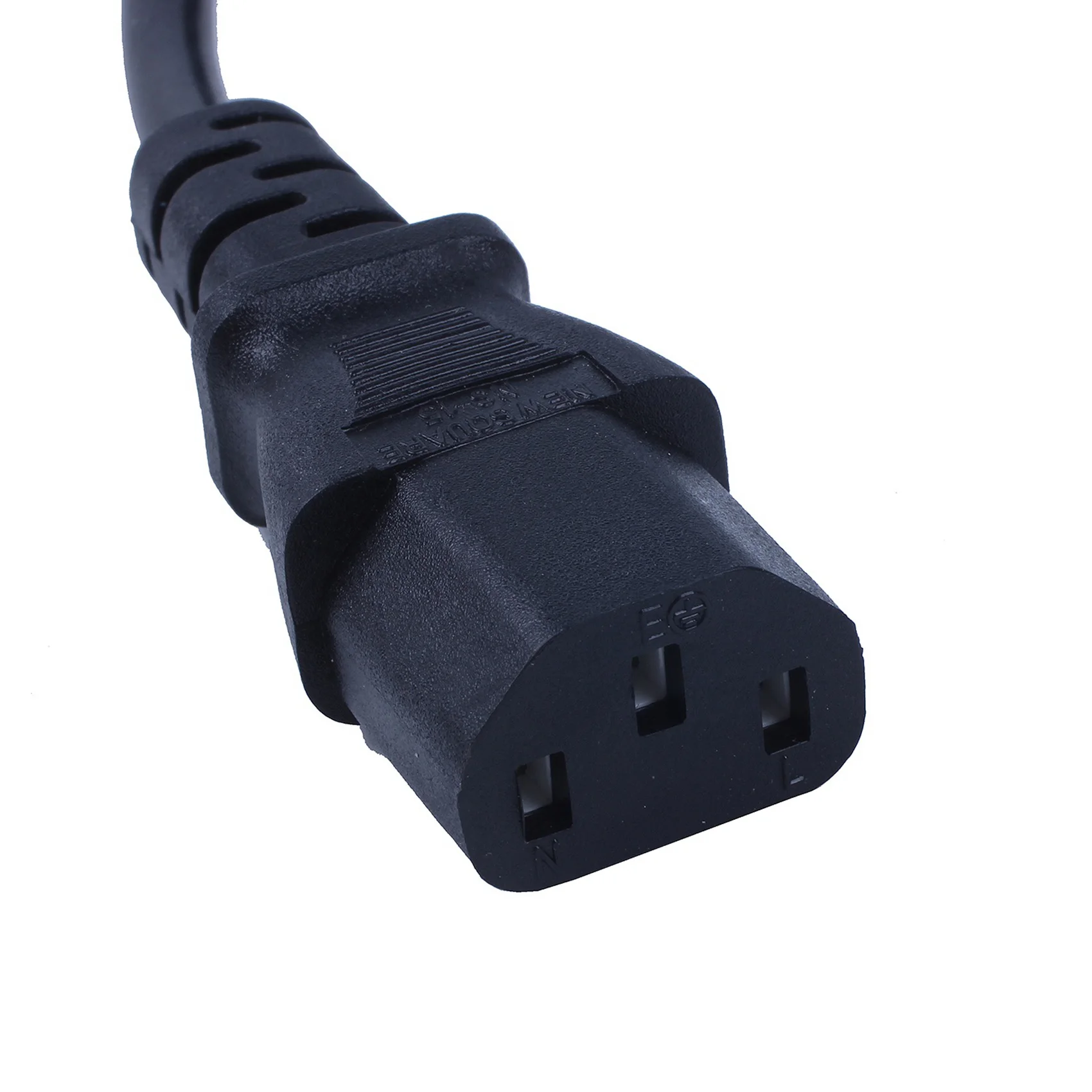 CJSD-2X Special PDU UPS Power Cord Cable, IEC 320 C14 To C13 With On/Off Switch 30Cm Black