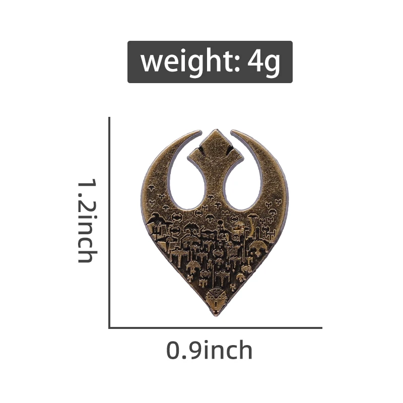 Movie Enamel Pin Brooch Vintage Sweater Custom Metal Badge Jewelry Lapel Clothing Backpack Gift Wholesale for Friends