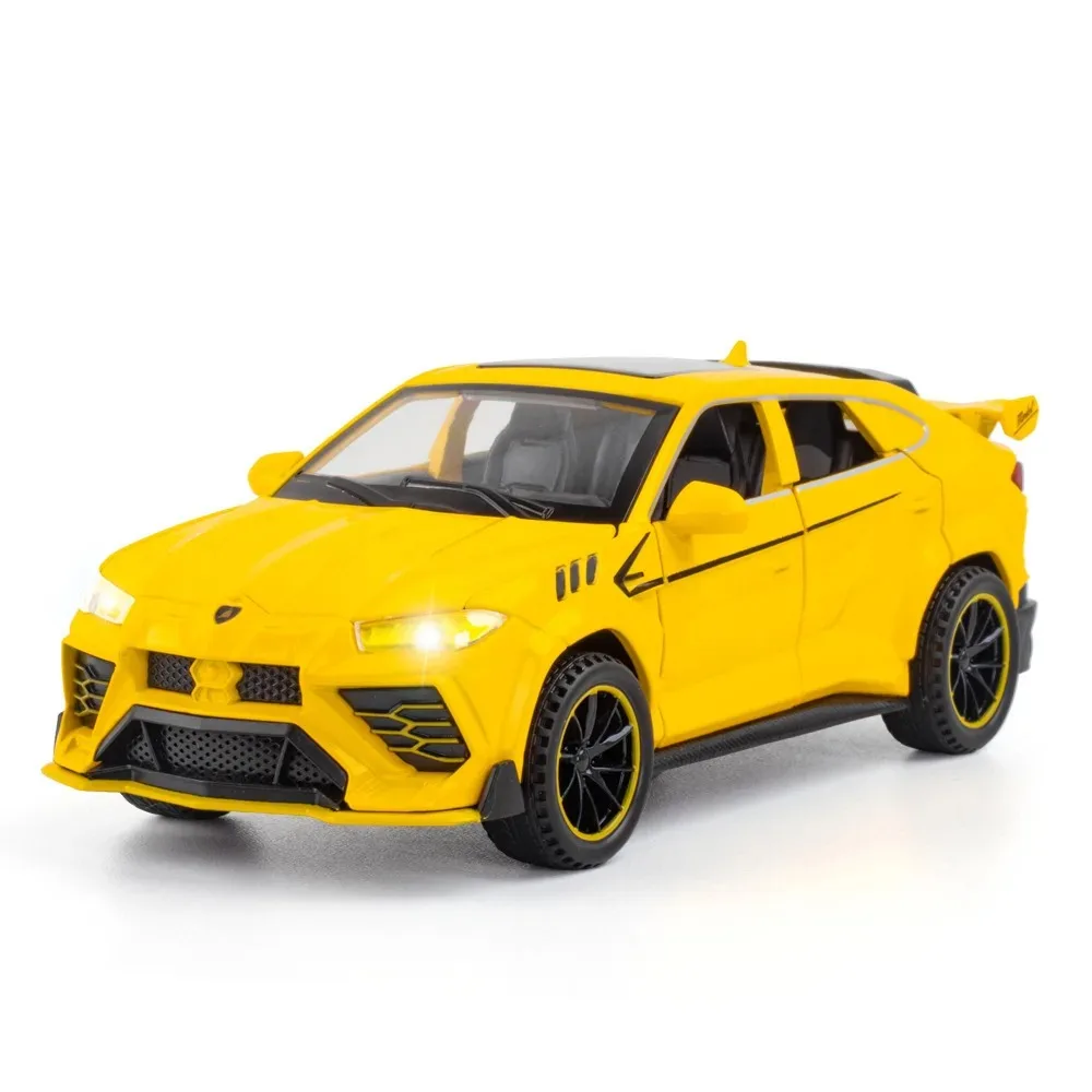 1:32 Lamborghini URUS samochód sportowy Symulacja Diecast Metal Alloy Model samochodu Dźwięk Światło Pull Back Kolekcja Zabawki dla dzieci Prezenty A232