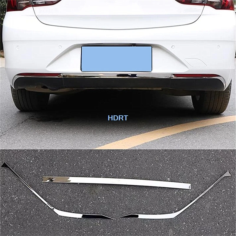 Car Styling Rear Trunk Molding Bumper Trim Cover Back Strip Accessories Exterior Sticker For Buick Regal Opel Insignia 2017-2021