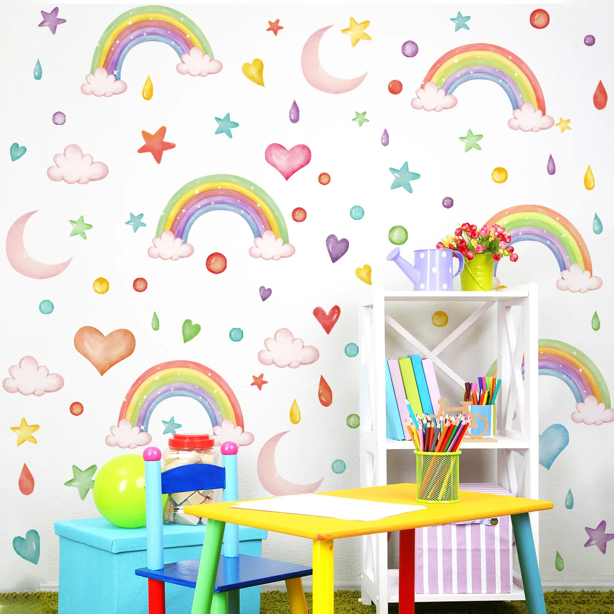 

New Love Water Drop Wall Sticker Children's Room Home Decoration Wall Sticker