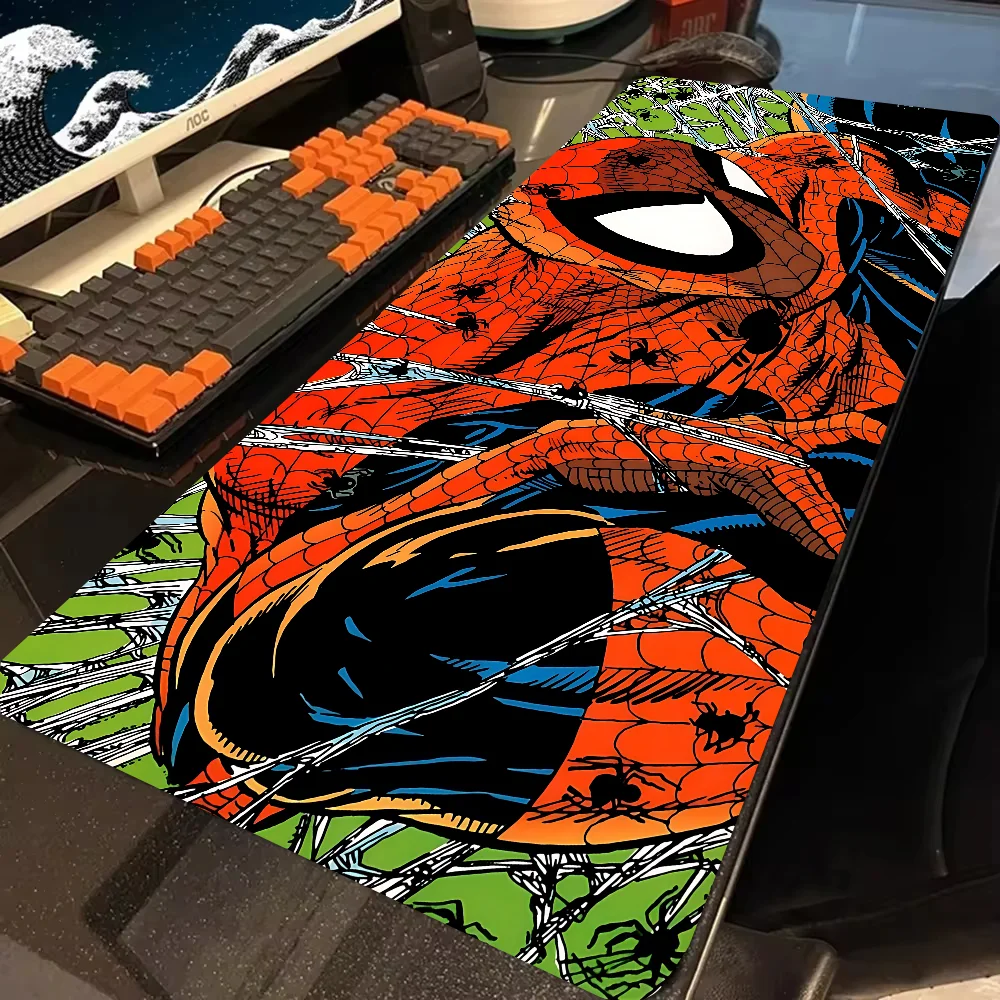 Marvel Spider-Man Comic Mousepad New Arrivals Large Gaming Mousepad L XL XXL Gamer Mouse Pad Size For Keyboards Mat