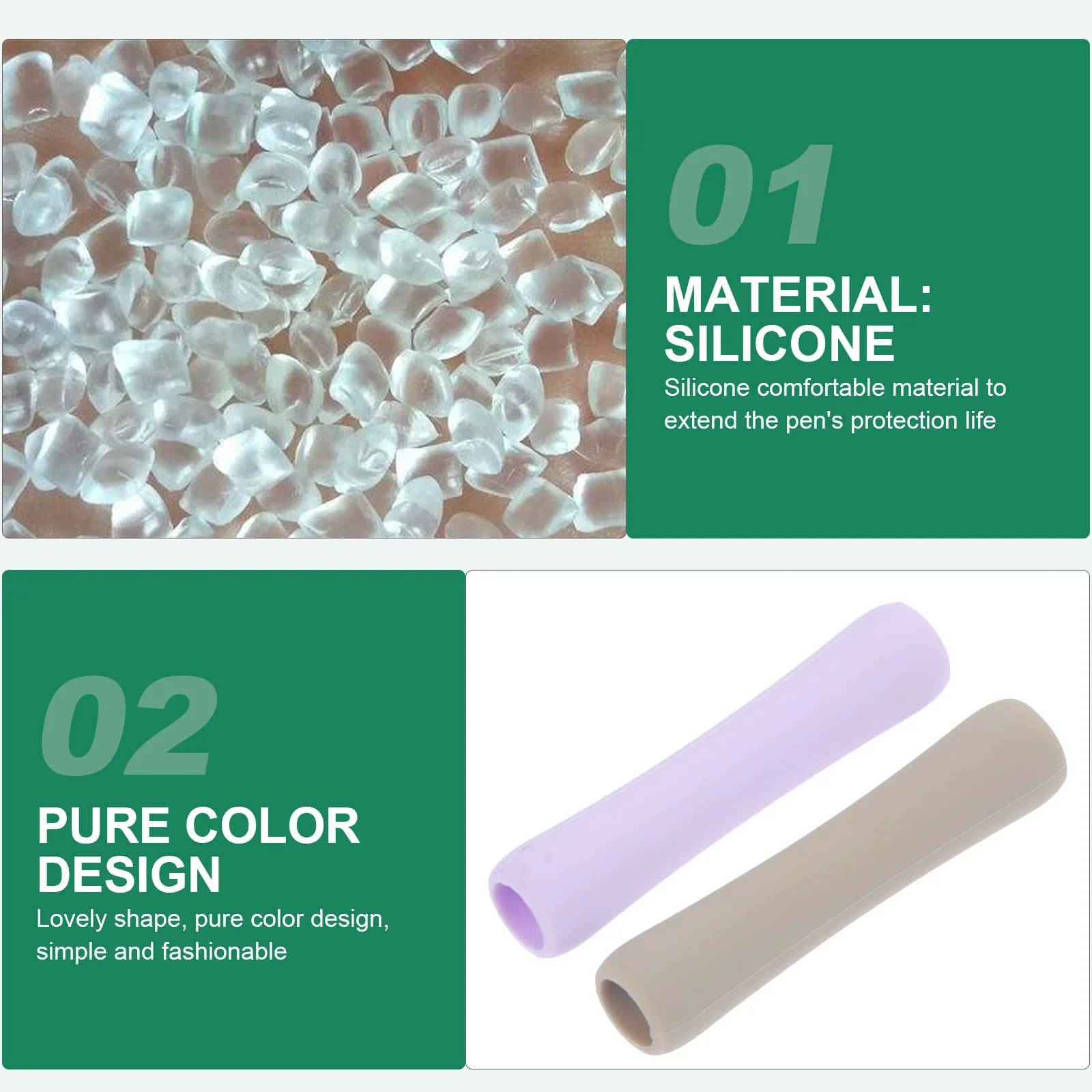 

6pcs Silicone Stylus Pen Sleeves Touch Screen Pencil Protector Compatible With Pencil 1 2 Protective Cover For Tablet