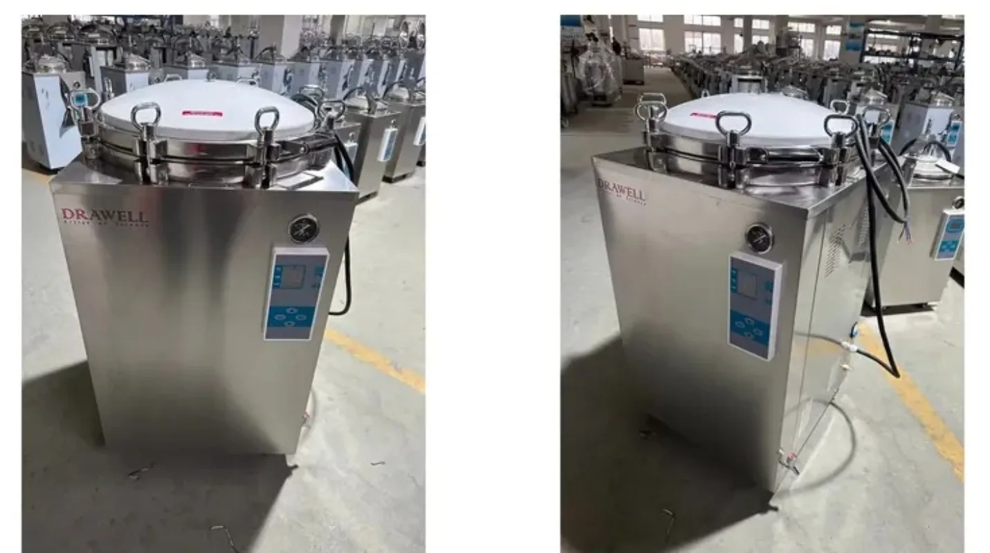 

26 Drawell DW-LD Series 100L 150L Vertical Autoclaves Food Medical Mushroom Sterilization Machine