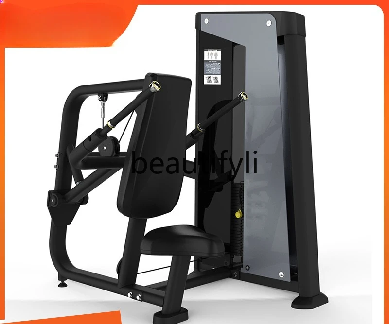 

Indoor arm muscle machine, comprehensive strength equipment gym full set of fitness equipment, three-head down pressure trainer