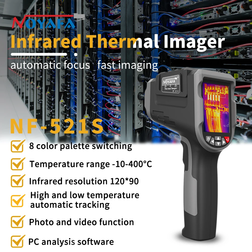 NOYAFA Infrared Thermal Imager Sensor NF-521S Floor Heating Detector Temperature Camera Module High Definition Thermal Camera