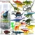 Miniature Lion Shark Horse Dinosaur Animals Model Set Action Figures Figurine Zoo Cute Education Kids Puzzle Toy Birthday Gift 5