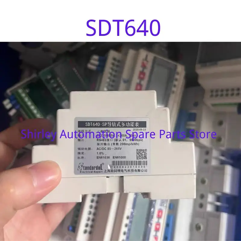 Used Single phase rail type multifunctional electric meter SDM640 Test OK Fast Shipping
