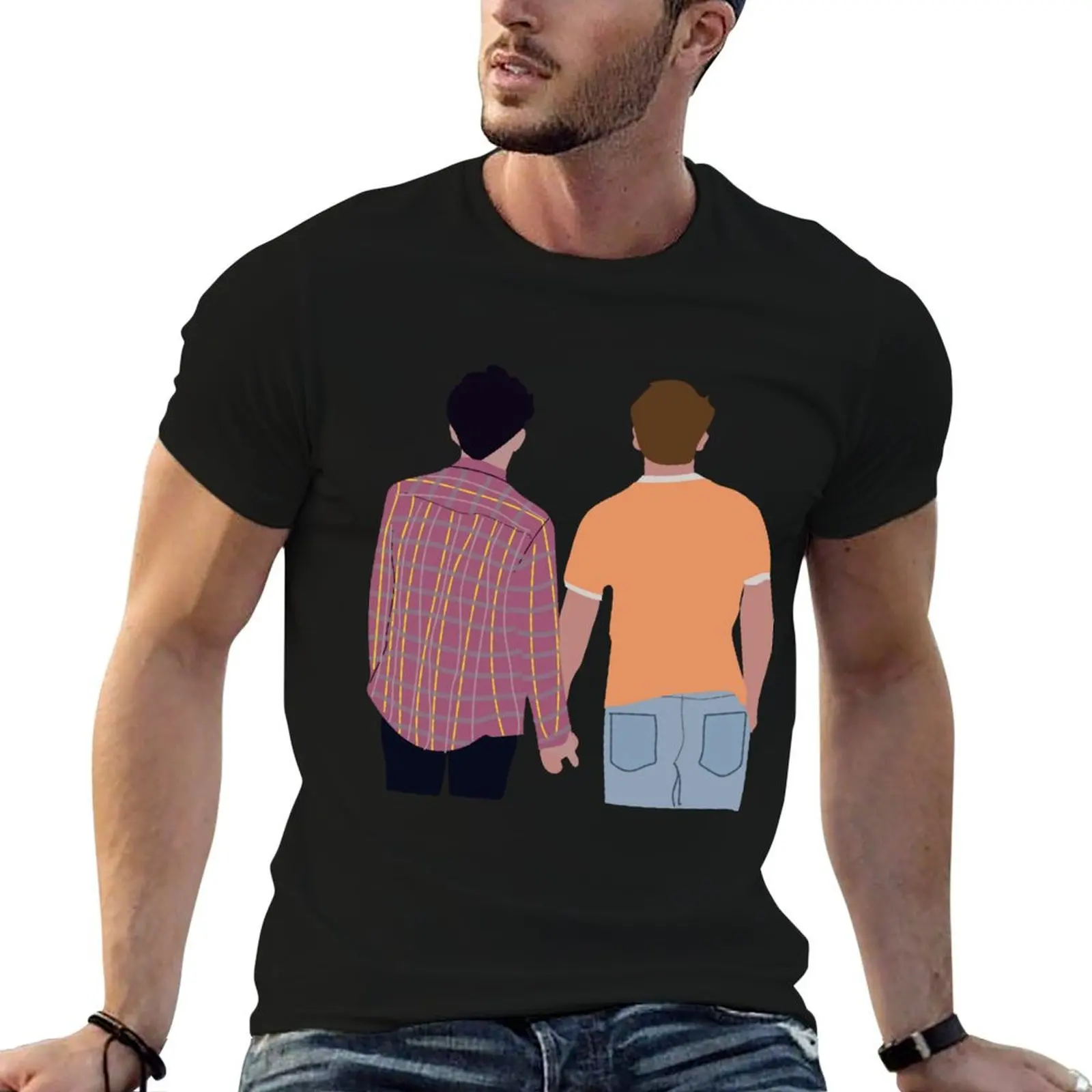 

Nick and Charlie are Boyfriends! T-Shirt man t shirt cotton high quality t shirts designer T-Shirt