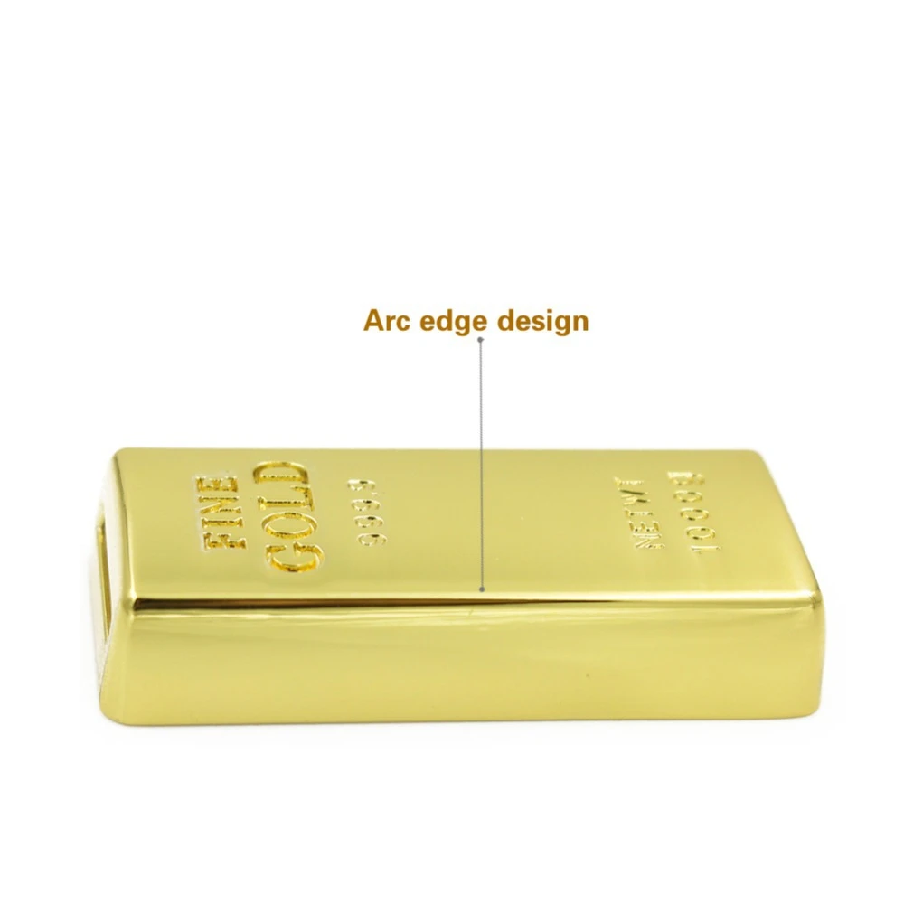 U disk 8GB 16GB 32GB 64GB  Waterproof Super Bullion/Gold bar USB flash pen drive memory stick pen drive pendrive