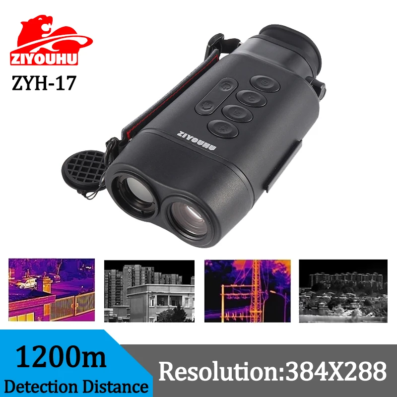 ZIYOUHU HD Thermal Imager Camera ZYH-17 384*288 Pixel Monocular Thermal Temperature Sensor Handheld Night Vision for Hunting