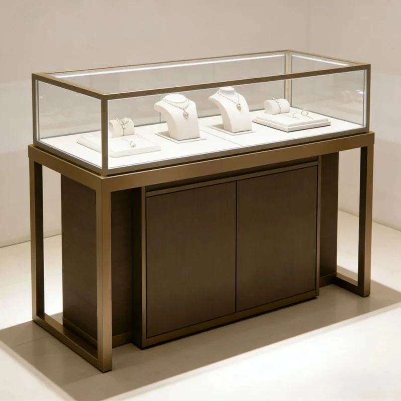 custom.Jewelry Display Cabinet Custom Style Cabinet Jade and Jadeite Counter ultra White Glass Display Cabinet Display S