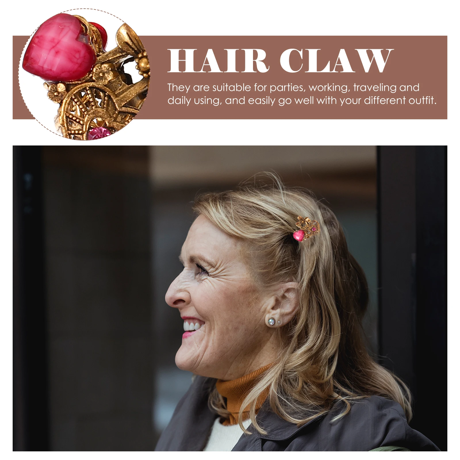 

12Pcs Small Hair Claw Clip Mini Jaw Clamp for Women Strong Hold Hair Clip Styling Tool Cute Barrette for Daily Outfit Match