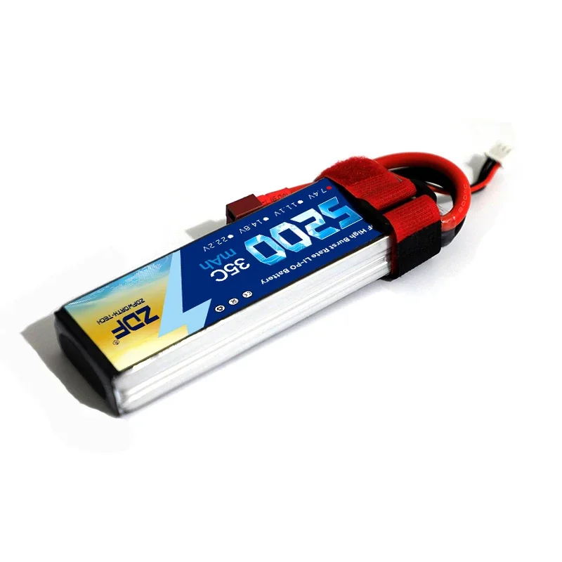 ZDF ใหม่ 2S lipo แบตเตอรี่ 7.4v 5200mAh 35C สําหรับ rc race Racing เฮลิคอปเตอร์ rc รถ rc เรือ quadcopter Li-Polymer battey