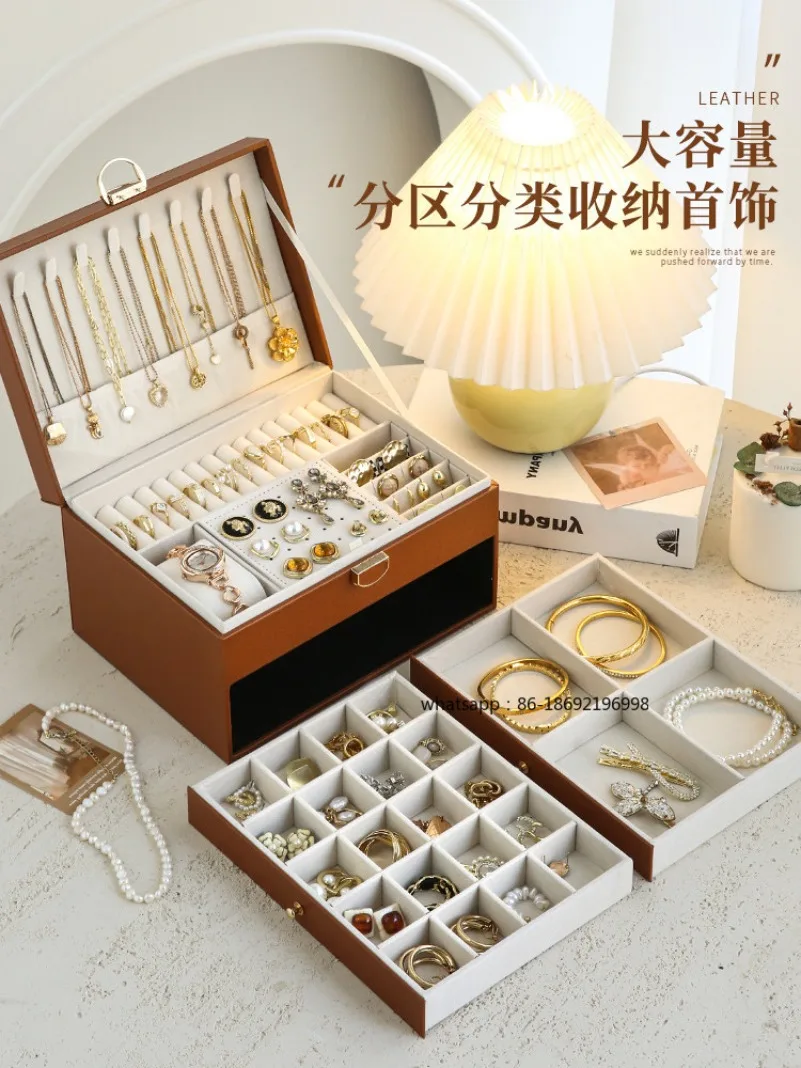 Maillard Jewelry Box High-end Exquisite Packing Jewelry Storage Box 2026 New Stud Earrings Necklace Box