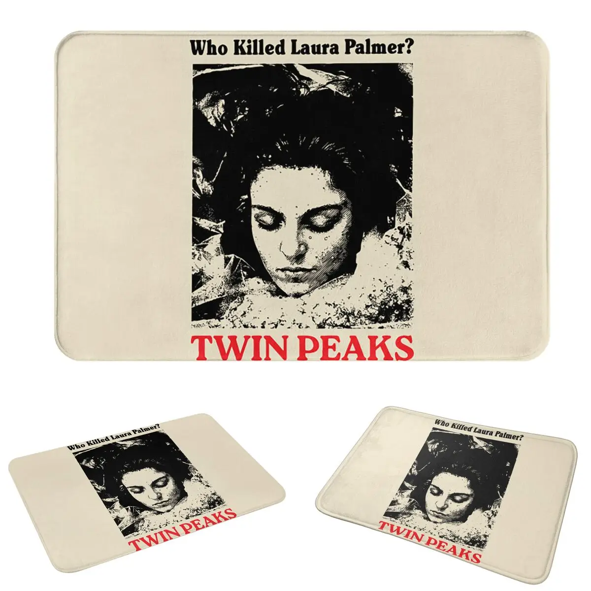 Twin Peaks Movie Who Killed Laura Palmer Doormat Durable Carpet Rug Kitchen Entrance Home Floor Mat for Bedroom Footpad Mats