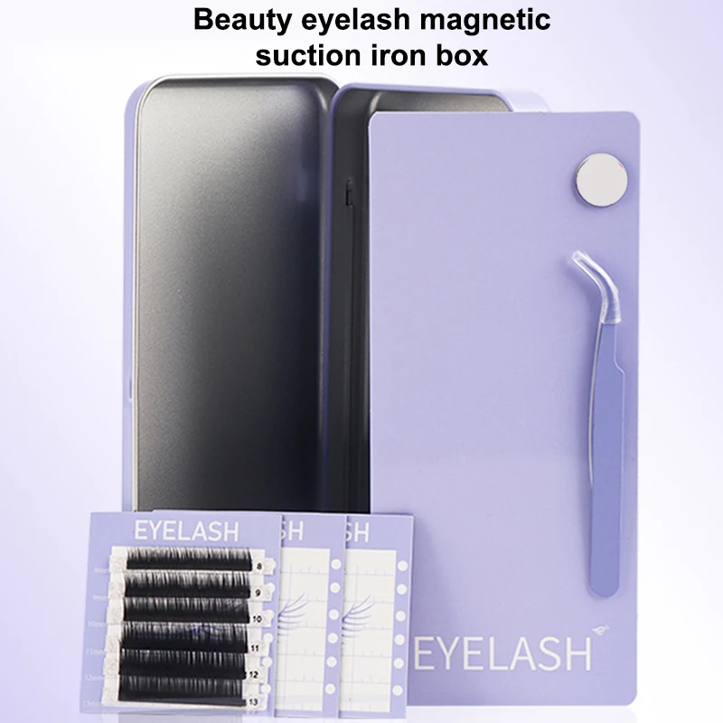 자석 속눈썹 스트립 자석 헤드밴드 선물용 여성용 자석 보관함 속눈썹용, 인조 속눈썹 연장 보관 도구