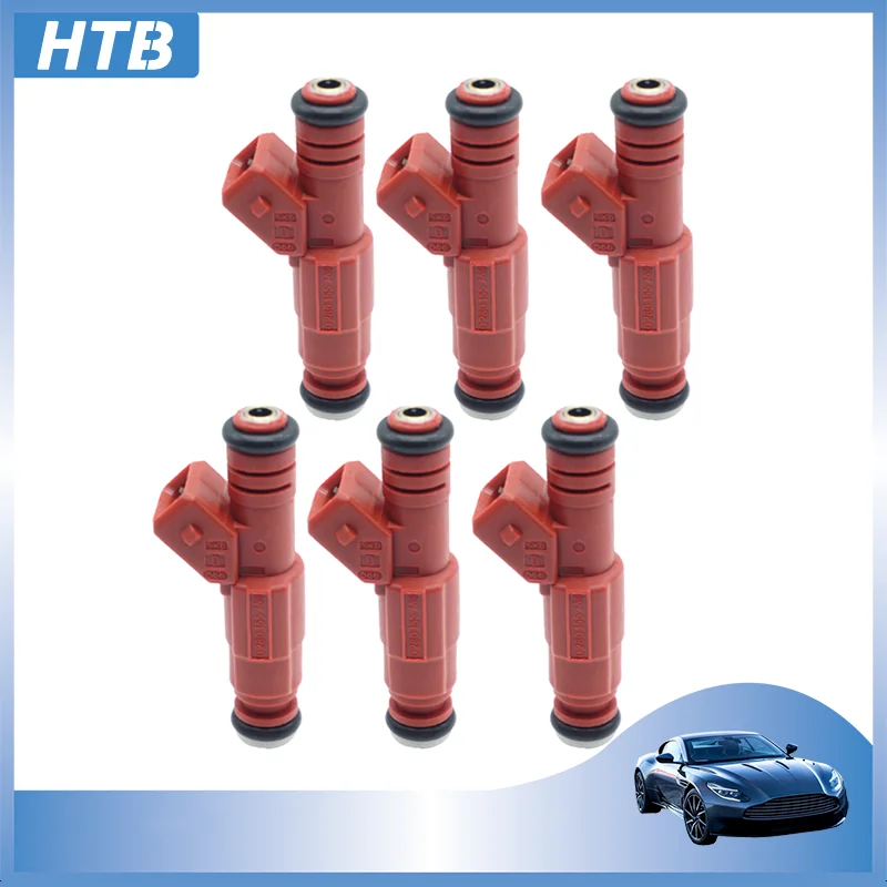 

6x Fuel Injector 0280155759 9454556 For Volvo Dodge Audi V-W G40 G60 1.8T Turbo 2.3L 0 280 155 759 1275395