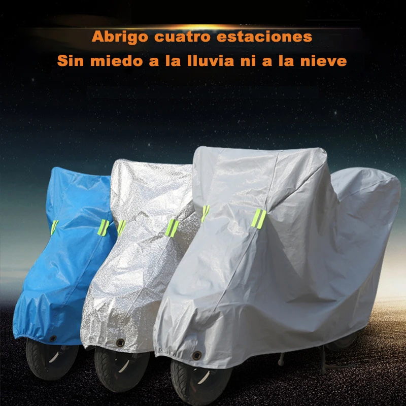 Juste imperméable avec protection UV pour moto, housse de scooter, accessoire intérieur et extérieur, tissu 190T Wear and Dust Degree