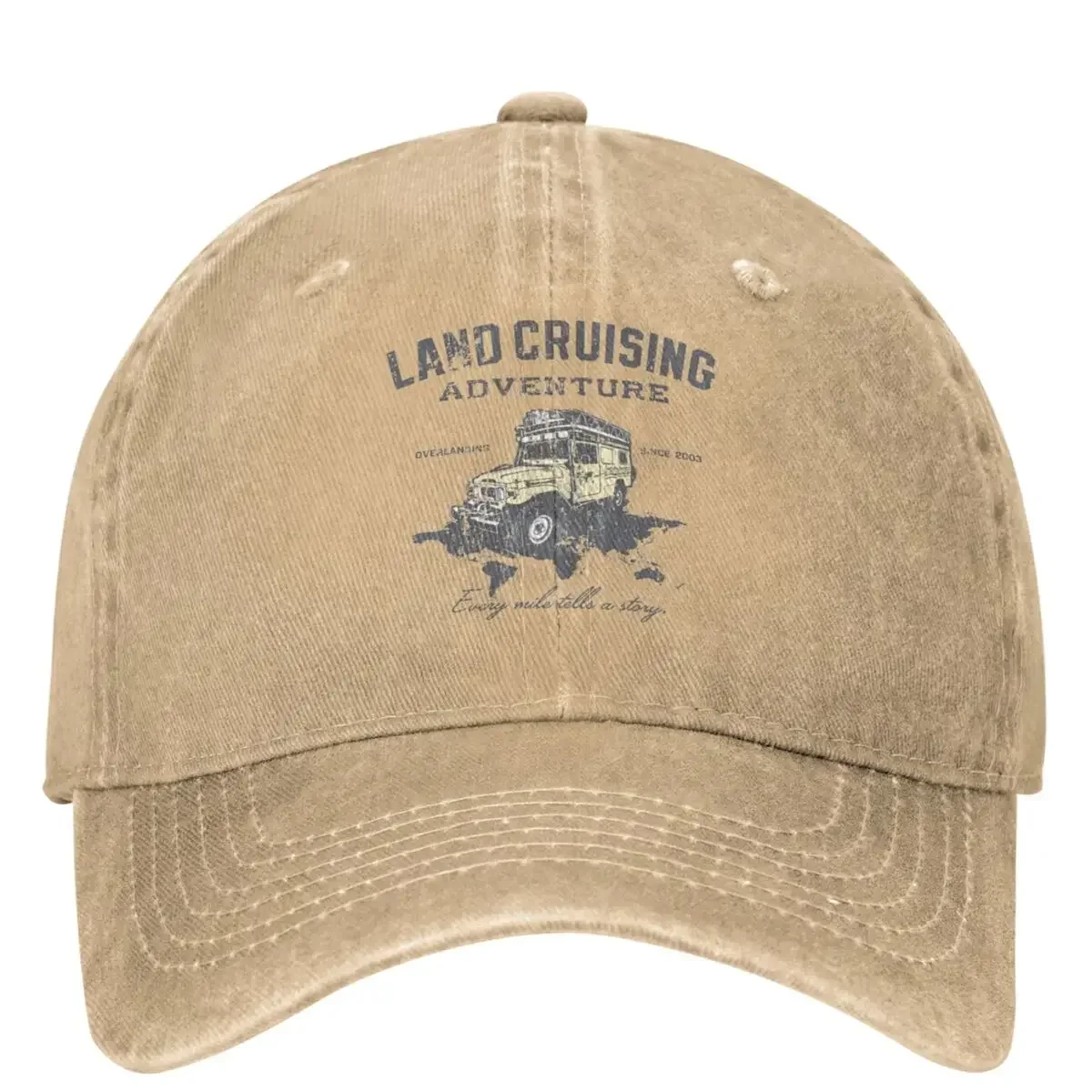 Overland Land Cruse 80 Off Road Caps Accessories Baseball Cap Classic Landcruising Adventure Trucker Hat Headwear Adjustable