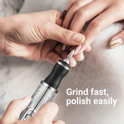 LULAA 20000RPM Electric Nails Drill Professional Nails File Machine for Acrylic Gel Nails Manicure Pedicure Home Use